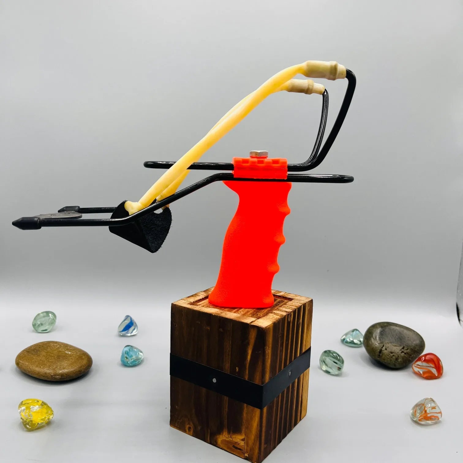 Long Range Slingshot With Hand Grip | Sling Shot For Target Shooting - khan American Tools